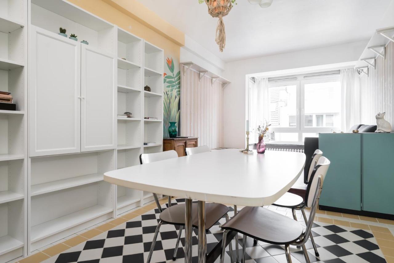 Gezellig app in de Belle Époque wijk van Oostende Extérieur photo